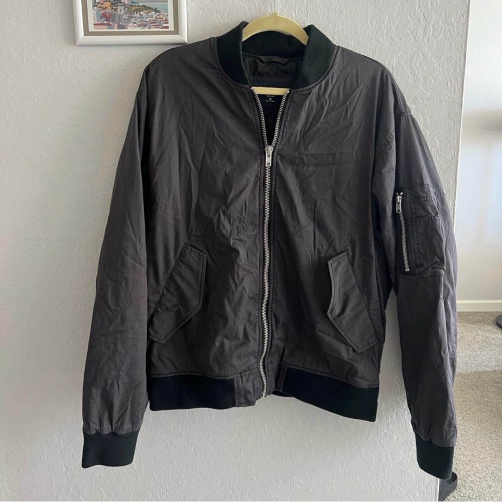 Men's Black Bomber Jacket